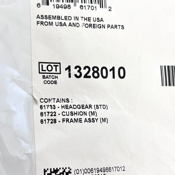 ResMed Quattro FX Factory Sealed Size Medium Full Face Mask New in Bag - Picture 11 of 13